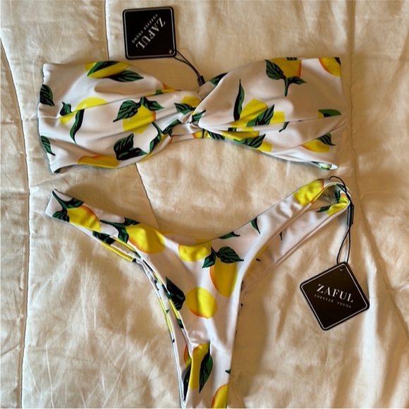 ZAFUL LEMON BIKINI TOP - Picture 2 of 2